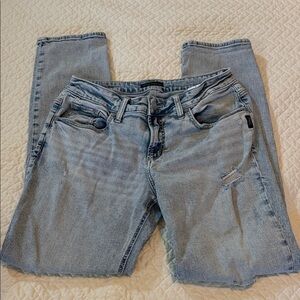 Silver Jeans Women's Light Blue Boyfriend Jeans